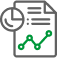 <b>Easily access information:</b><br />
Obtain key data through various <ins>intelligent reports</ins>.