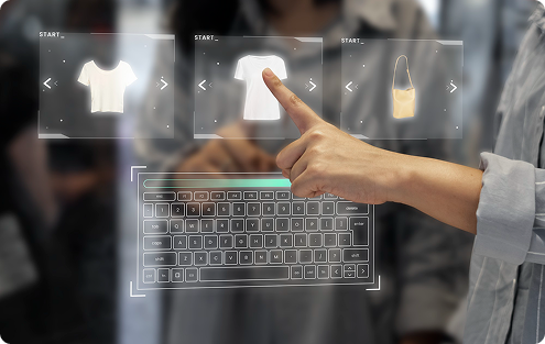interfaz digital para comprar